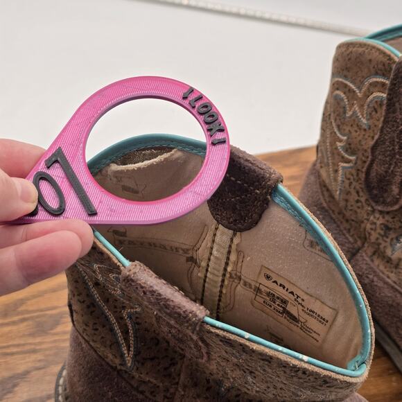 Ariat Fatbaby Womens 8.5B Western Boots Heritage Harmony Cowgirl Teal 10015363 - Picture 13 of 13